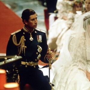 Mariage de Lady Diana avec le prince Charles à Londres en 1981.