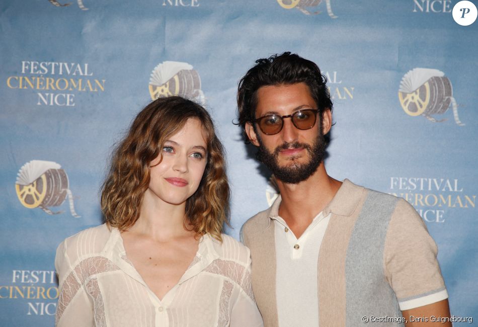 Lou de Laâge et Pierre Niney à la première du film "Boite Noire" dans le cadre du Festival CINEROMAN au cinéma Pathé Gare du Sud à Nice, France, le 19 juin 2021. © Denis Guignebourg/Bestimage
