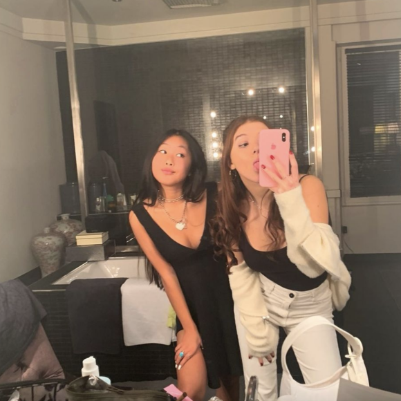 Nina, la fille de Calogero et Hortense d'Esteve, est amie avec Jade Hallyday, la fille de Laeticia et Johnny Hallyday - Instagram