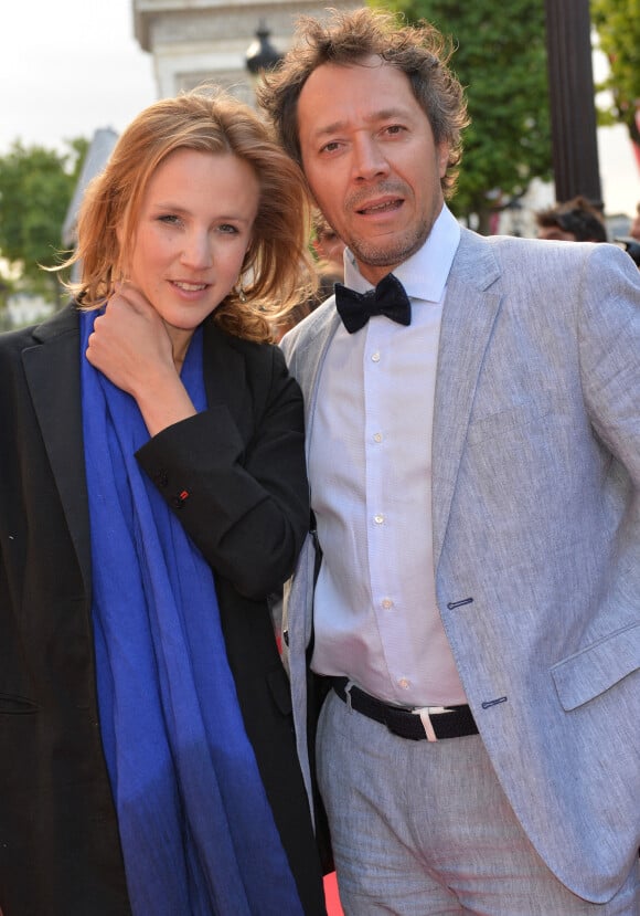 Exclusif - Bruno Debrandt et sa femme Marie Kremer - Ouverture du 4ème Champs Elysées FIlm Festival à Paris le 9 juin 2015.