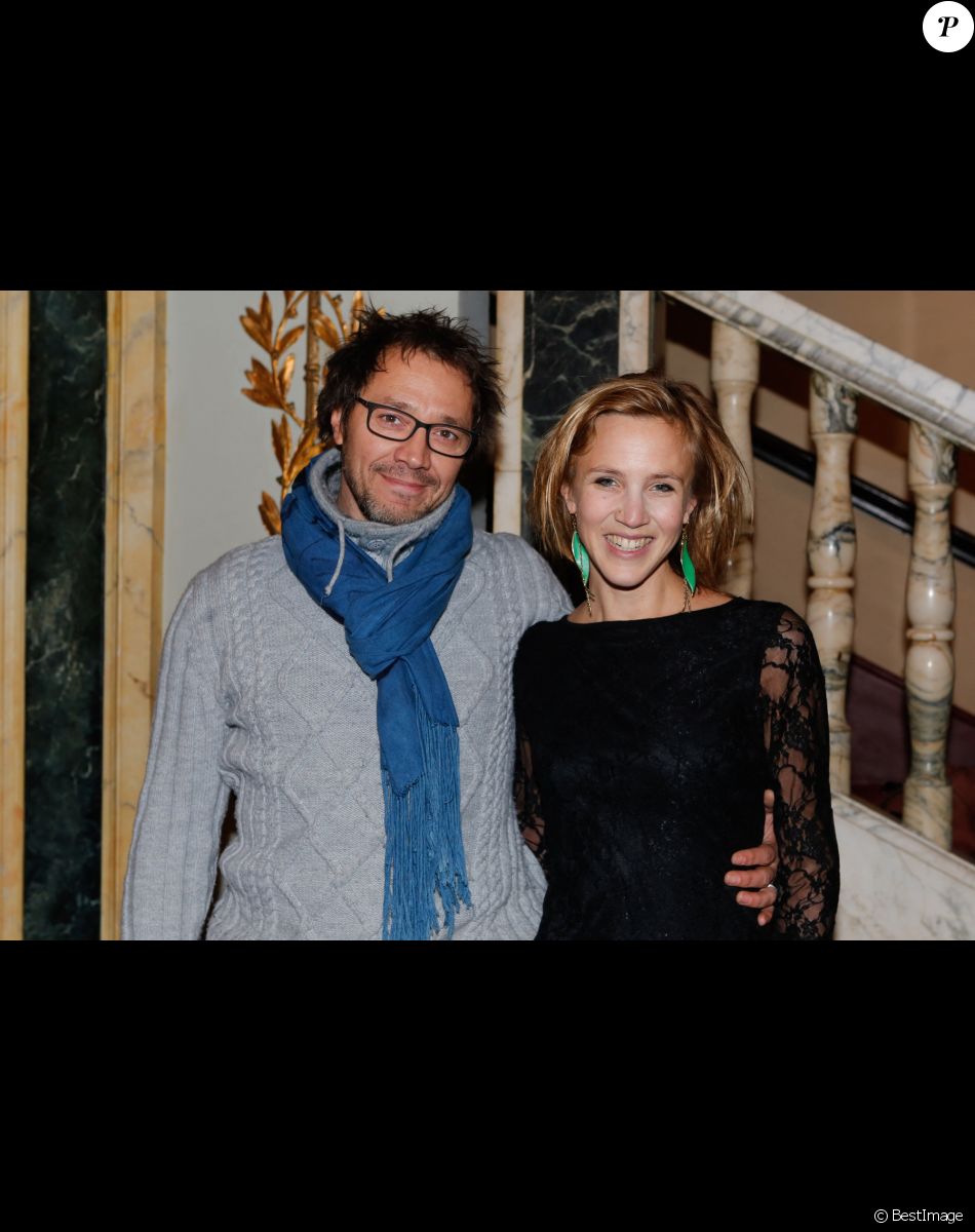 Bruno Debrandt et sa femme Marie Kremer - Prix du producteur français de télévision au Théâtre Mogador à Paris, le 15 décembre 2014.