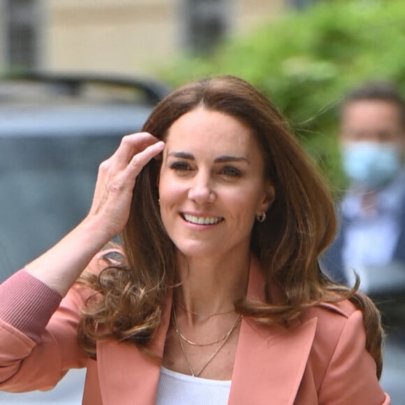 Kate Catherine Middleton, duchesse de Cambridge, en visite au Musée d'Histoire Naturelle de Londres. Le 22 juin 2021