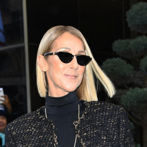 Celine Dion est en promotion à New York pour son nouvel album "Courage" le 15 novembre 2019.