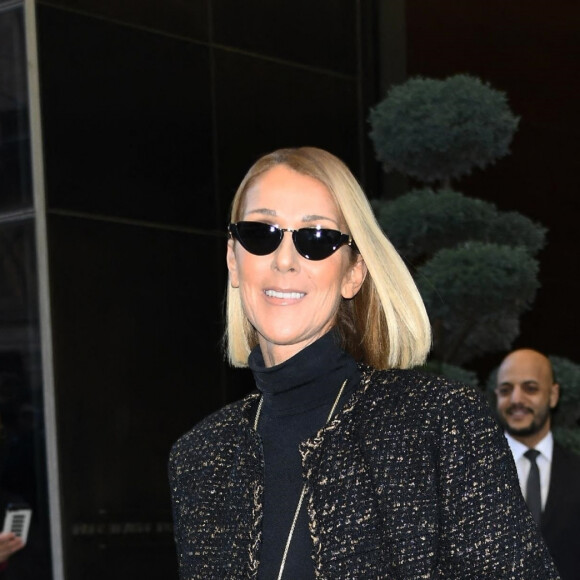 Celine Dion est en promotion à New York pour son nouvel album "Courage" le 15 novembre 2019.