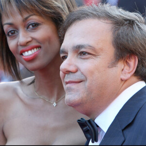 Didier Bourdon et sa femme Marie-Sandra - Montée des marches du film "Le Prophète", 62e Festival de Cannes. 2009.