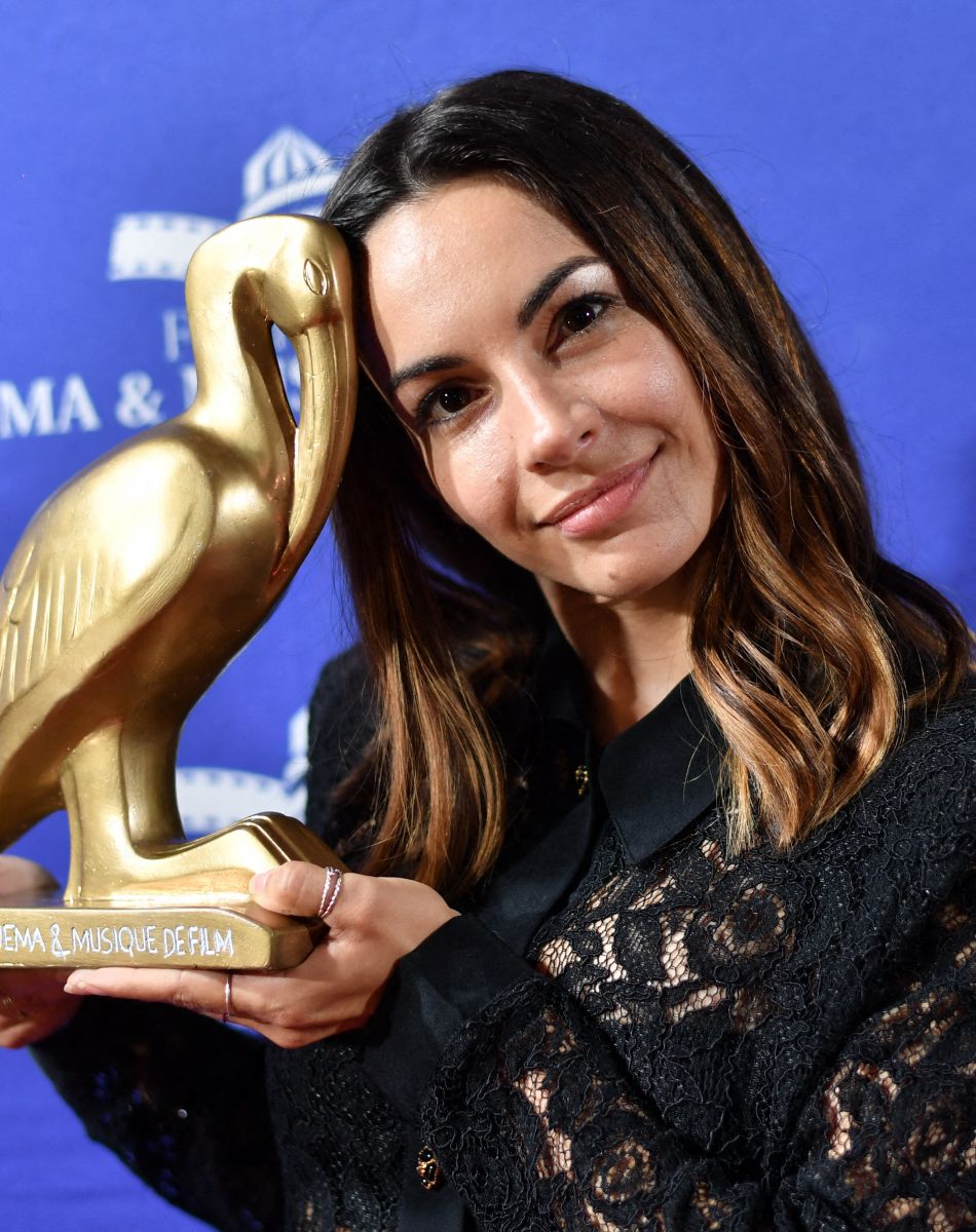 Alexandra Naoum, récompensée pour son court métrage "Lavande" - Cérémonie de clôture du 7 ème Festival de cinéma et musique de film de La Baule, le 26 juin 2021.