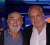 Gérard Jugnot, prix du public pour le film "Le petit Piaf" et François Bérleand, président du jury - Cérémonie de clôture du 7 ème Festival de cinéma et musique de film de La Baule, le 26 juin 2021.