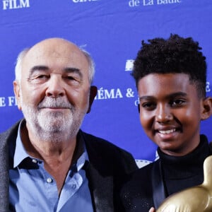 Gérard Jugnot, prix du public pour son film "Le Petit Piaf" et l'acteur Soan - Cérémonie de clôture du 7 ème Festival de cinéma et musique de film de La Baule, le 26 juin 2021.
