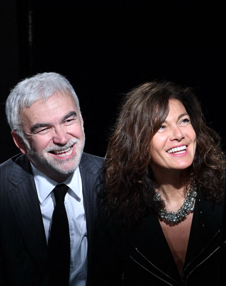 Pascal Praud et sa femme Catherine - Cérémonie de clôture du 7 ème Festival de cinéma et musique de film de La Baule, le 26 juin 2021.