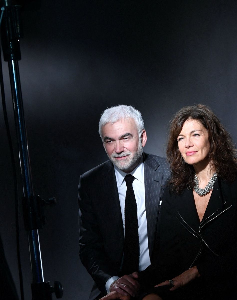 Pascal Praud et sa femme Catherine - Cérémonie de clôture du 7 ème Festival de cinéma et musique de film de La Baule, le 26 juin 2021.