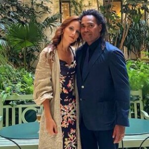 Christian Karembeu et son épouse Jackie Chamoun Karembeu à Beyrouth. Juin 2021.