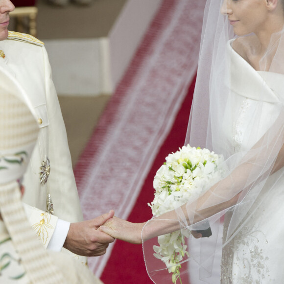 Mariage religieux du prince Albert de Monaco et Charlene Wittstock, le 2 juillet 2011. Photo by Gaetan Luci/Palais Princier/ABACAPRESS.COM