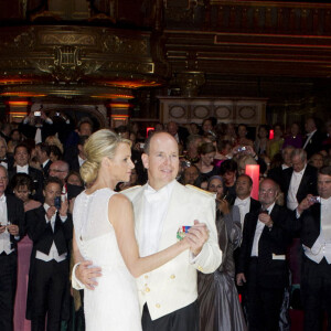 Soirée de mariage du prince Albert de Monaco et Charlene Wittstock à Monaco, le 2 juillet 2021. Photo : Gaetan Luci/Palais Princier/ABACAPRESS.COM