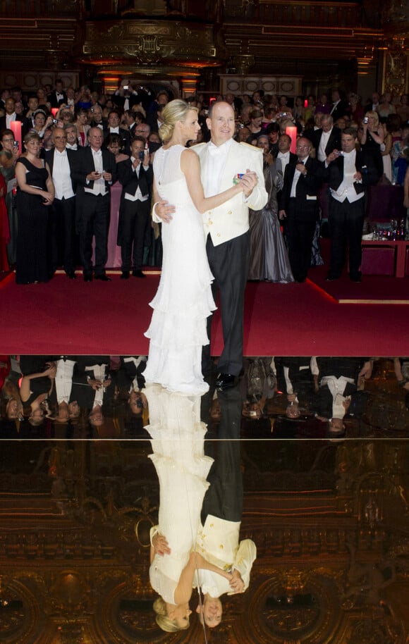 Soirée de mariage du prince Albert de Monaco et Charlene Wittstock à Monaco, le 2 juillet 2021. Photo : Gaetan Luci/Palais Princier/ABACAPRESS.COM