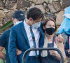 Exclusif - Harry Styles, ici photographié sur le tournage du film "Don't Worry Darling" à Palm Springs, est actuellement en vacances en Italie avec sa compagne Olivia Wilde.