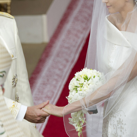 Mariage religieux du prince Albert et Charlene Wittstock à Monaco, le 2 juillet 2011.