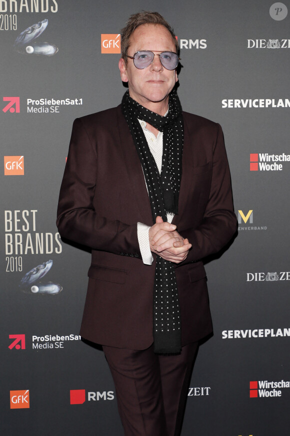 Kiefer Sutherland au photocall des "Best Brands Awards 2019" à Munich, le 20 février 2019.
