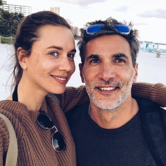 Patrick Guérineau et sa femme Lou à Miami