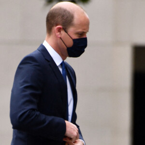 Le prince William, duc de Cambridge, assiste au 73 ème anniversaire du National Health Service à la cathédrale St Paul à Londres, le 5 juillet 2021, sans Kate Middleton, duchesse de Cambridge, qui s'est mise à l'isolement en étant cas contact du coronavirus (Covid-19). Le Premier ministre britannique, Boris Johnson était également présent à la cérémonie en l'honneur du système de santé publique au Royaume-Uni.