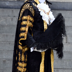 Le prince William, duc de Cambridge, assiste au 73 ème anniversaire du National Health Service à la cathédrale St Paul à Londres, le 5 juillet 2021, sans Kate Middleton, duchesse de Cambridge, qui s'est mise à l'isolement en étant cas contact du coronavirus (Covid-19). Le Premier ministre britannique, Boris Johnson était également présent à la cérémonie en l'honneur du système de santé publique au Royaume-Uni.