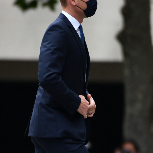 Le prince William, duc de Cambridge, assiste au 73 ème anniversaire du National Health Service à la cathédrale St Paul à Londres, le 5 juillet 2021, sans Kate Middleton, duchesse de Cambridge, qui s'est mise à l'isolement en étant cas contact du coronavirus (Covid-19). Le Premier ministre britannique, Boris Johnson était également présent à la cérémonie en l'honneur du système de santé publique au Royaume-Uni.