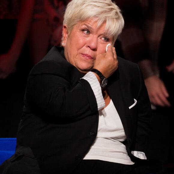 Exclusif - Mimie Mathy - Enregistrement de l'émission "La Boîte à secrets 4" à Paris, présentée par F.Bollaert, et diffusée le 10 avril sur France 3. Le 23 janvier 2020 © Tiziano Da Silva / Bestimage