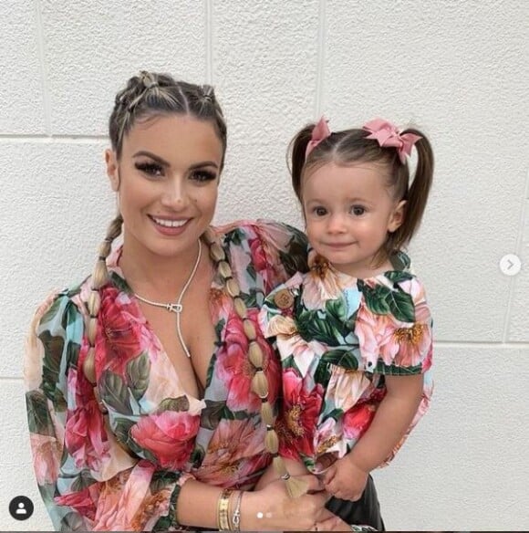 Carla Moreau et sa fille Ruby sur Instagram.