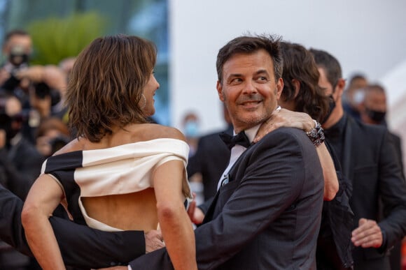Sophie Marceau, François Ozon - Montée des marches du film "Tout s'est bien passé" lors du 74e Festival de Cannes. Le 7 juillet 2021. © Borde-Jacovides-Moreau / Bestimage