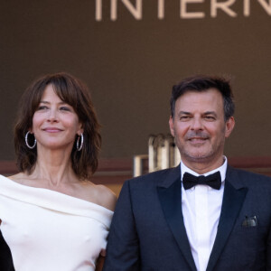 André Dussollier, Sophie Marceau, François Ozon, Géraldine Pailhas - Montée des marches du film "Tout s'est bien passé" lors du 74e Festival de Cannes. Le 7 juillet 2021. © Borde-Jacovides-Moreau / Bestimage