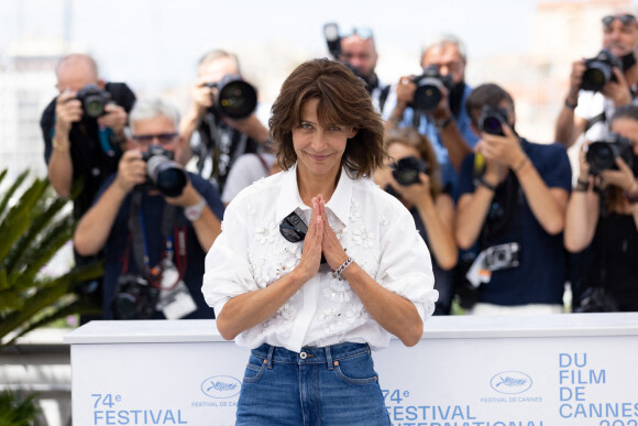 Sophie Marceau - Photocall du film "Tout s'est bien passé" lors du 74e festival international du film de Cannes. Le 8 juillet 2021. © Borde / Jacovides / Moreau / Bestimage