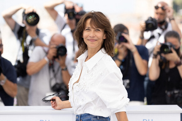Sophie Marceau - Photocall du film "Tout s'est bien passé" lors du 74e festival international du film de Cannes. Le 8 juillet 2021. © Borde / Jacovides / Moreau / Bestimage