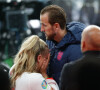 Harry Kane et sa femme Kate dévastés après la victoire de l'Italie en finale de l'Euro2020 à Londres. © David Klein/Sportimage/Cal Sport Media/Zuma Press/Bestimage