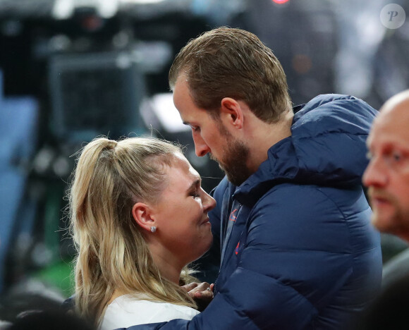 Harry Kane et sa femme Kate dévastés après la victoire de l'Italie en finale de l'Euro2020. Londres, le 11 juillet 2021. © David Klein/Sportimage/Cal Sport Media/Zuma Press/Bestimage