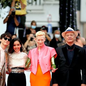 Timothée Chalamet, Lyna Khoudri, Tilda Swinton, Bill Murray - Montée des marches du film " The French Dispatch" lors du 74ème Festival International du Film de Cannes. Le 12 juillet 2021 © Borde-Jacovides-Moreau / Bestimage