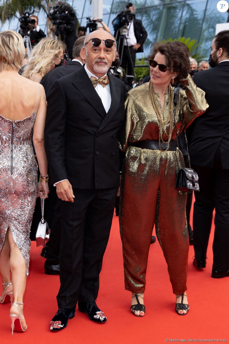 Christian Louboutin - Montée des marches du film " The French Dispatch" lors du 74ème Festival International du Film de Cannes. Le 12 juillet 2021 © Borde-Jacovides-Moreau / Bestimage