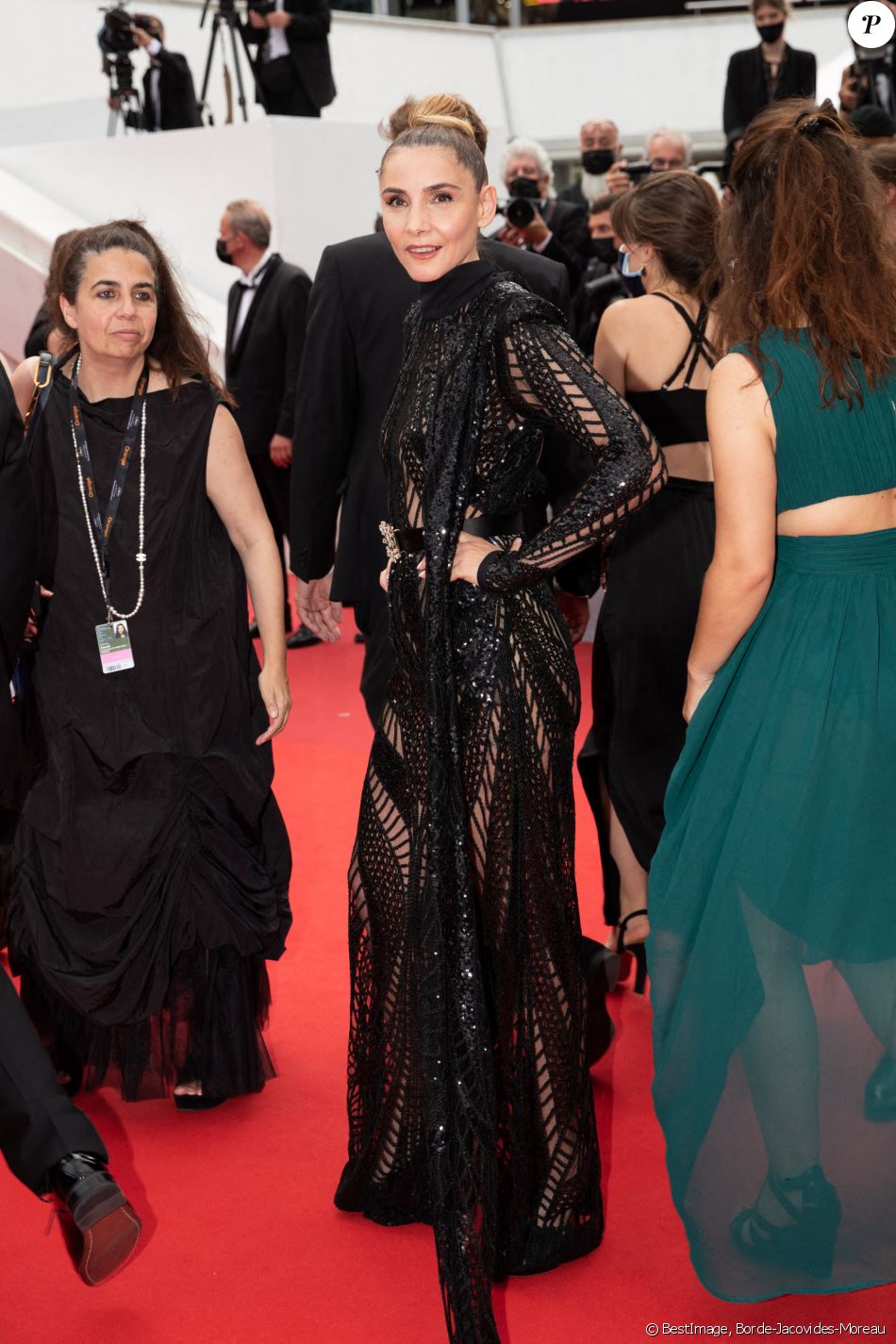 Clotilde Courau - Montée des marches du film " The French Dispatch" lors du 74ème Festival International du Film de Cannes. Le 12 juillet 2021 © Borde-Jacovides-Moreau / Bestimage