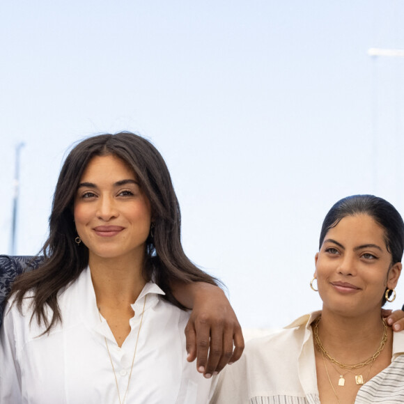 Aymerick Moucouveia, Camelia Jordana, Naomi Diaz, Yann Kidou au photocall des Talents Adami lors du 74ème festival international du film de Cannes le 13 juillet 2021 © Borde / Jacovides / Moreau / Bestimage