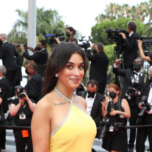Camélia Jordana - Montée des marches du film " The French Dispatch" lors du 74ème Festival International du Film de Cannes. Le 12 juillet 2021 © Borde-Jacovides-Moreau / Bestimage