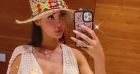 Nabilla Vergara en maillot de bain très échancré, à Ibiza.