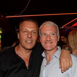 Semi-Exclusif - Didier Deschamps et Jean Roch au VIP Room à Saint-Tropez, le 21 juillet 2018. © Rachid Bellak/Bestimage