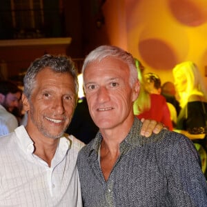 Exclusif - Nagui et Didier Deschamps - Soirée de la Summer Party des 50 ans du Byblos et des Caves du Roy à Saint-Tropez le 23 juillet 2017. © Rachid Bellak/Bestimage