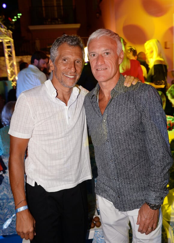 Exclusif - Nagui et Didier Deschamps - Soirée de la Summer Party des 50 ans du Byblos et des Caves du Roy à Saint-Tropez le 23 juillet 2017. © Rachid Bellak/Bestimage