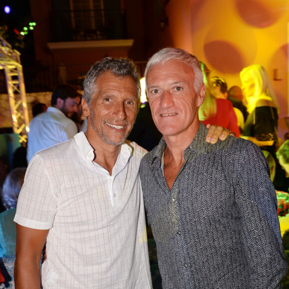 Exclusif - Nagui et Didier Deschamps - Soirée de la Summer Party des 50 ans du Byblos et des Caves du Roy à Saint-Tropez le 23 juillet 2017. © Rachid Bellak/Bestimage