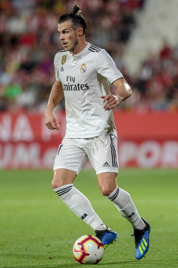 Gareth Bale - Match du Real Madrid contre le FC Gérone au Stade municipal de Montilivi à Gérone en Espagne, le 26 aout 2018.
