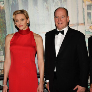 Le prince Albert II de Monaco et la princesse Charlene - Soirée de Gala du 77ème Grand Prix de Formule 1 à Monaco le 26 mai 2019. © Bruno Bebert/Bestimage  Gala evening of the 77th Formula 1 Grand Prix in Monaco on May 26, 2019. 