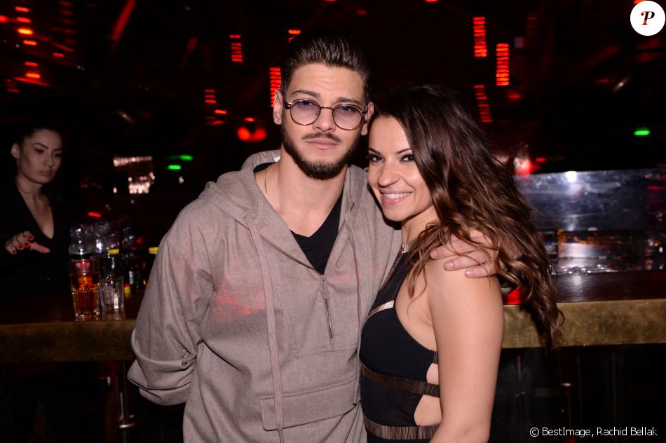 Exclusif - Rayane Bensetti et sa compagne Denitsa Ikonomova - After-party de la finale de l'émission "Danse avec les Stars" (DALS) au VIP ROOM à Paris le 23 Novembre 2019. © Rachid Bellak / Bestimage
