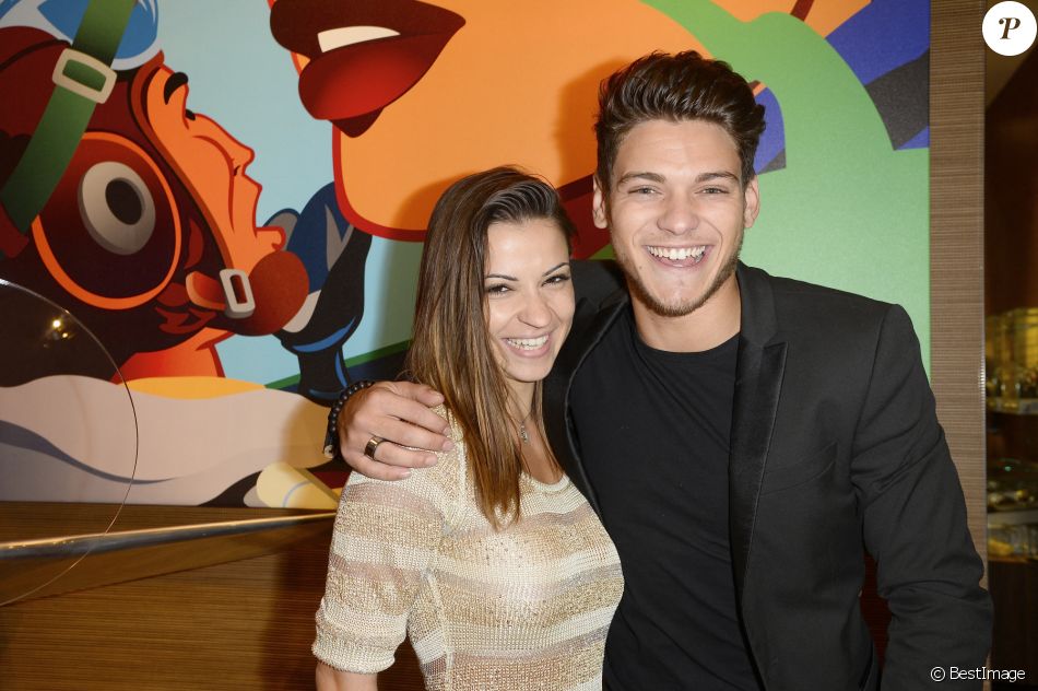 Exclusif - Denitsa Ikonomova et Rayane Bensetti - Cocktail à l'occasion du lancement du modèle Breitling "Superocean ll" à Paris le 18 juin 2015.