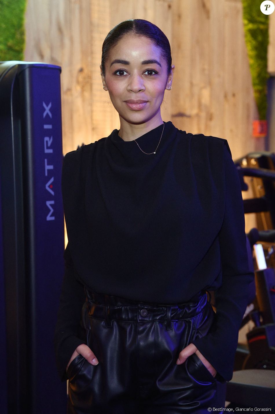 Aurelie Konaté - Soirée d'ouverture de la nouvelle salle de sport RITM à Paris le 6 février 2020. © Giancarlo Gorassini/Bestimage