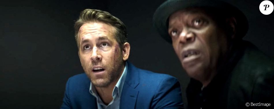 Ryan Reynolds et Samuel L. Jackson dans la bande-annonce du film "The Hitman's Wife's Bodyguard".