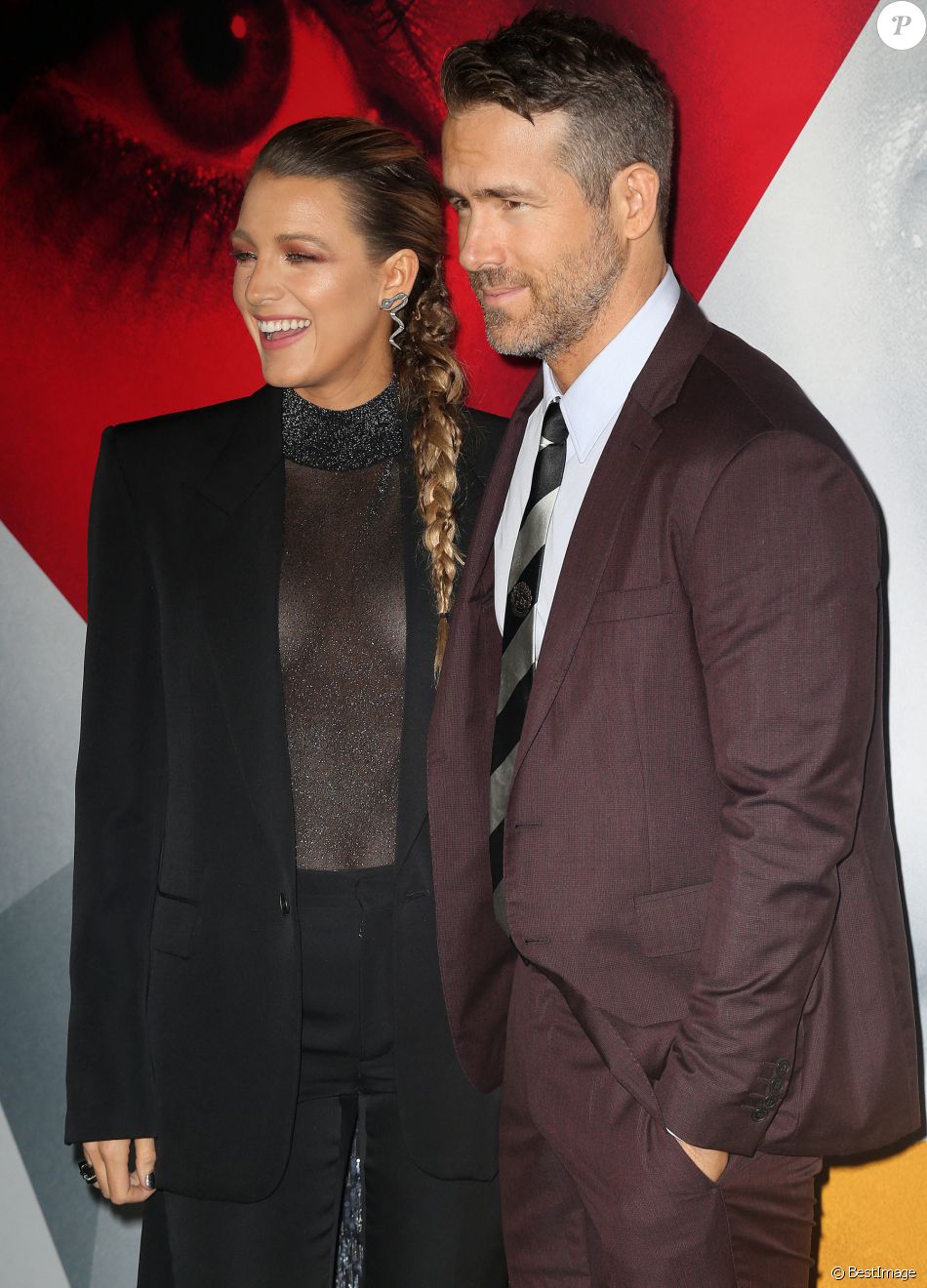 Ryan Reynolds et Blake Lively - Première du film "L'Ombre d'Emily" à New York, le 10 septembre 2018.